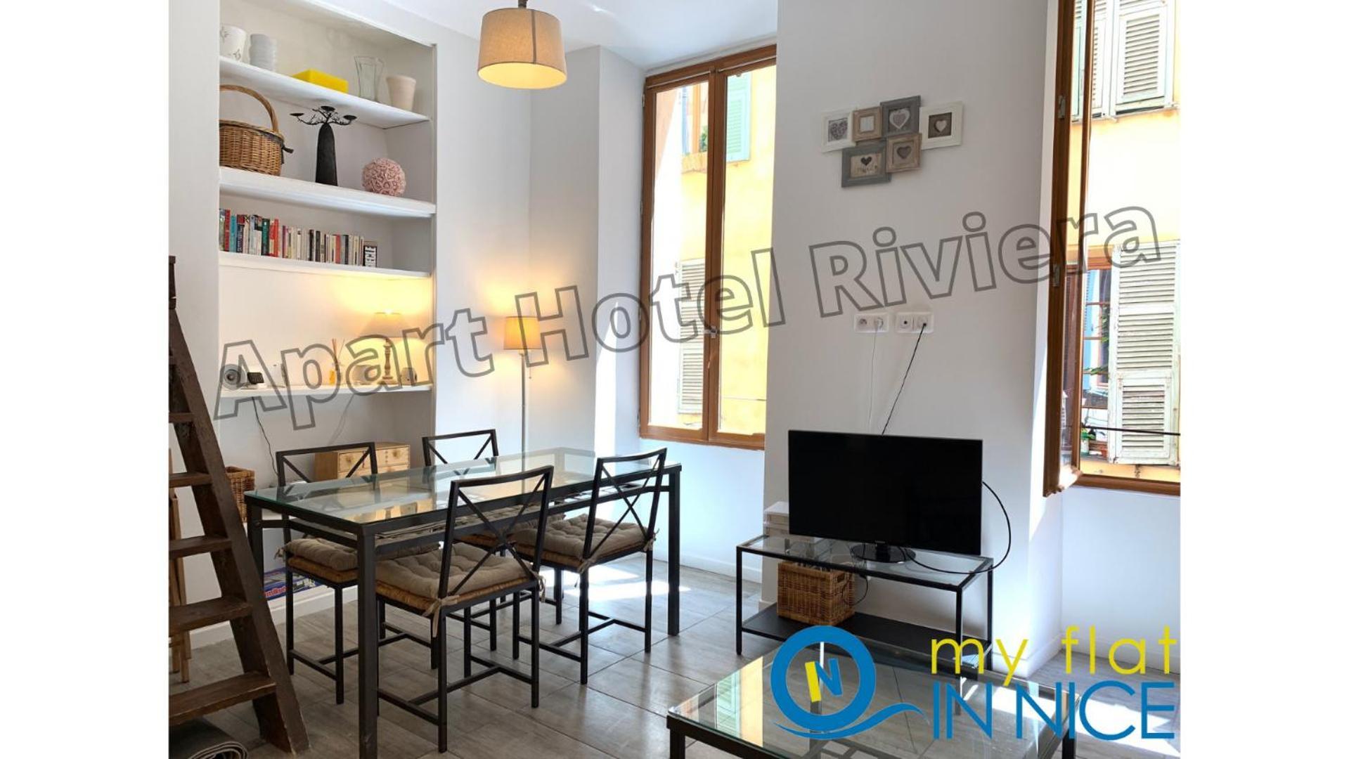 Aparthotel Riviera - Barillerie 12 - Vieille Ville 1Mn Plage - Appartement 2 Pieces Ac Nice Exteriör bild